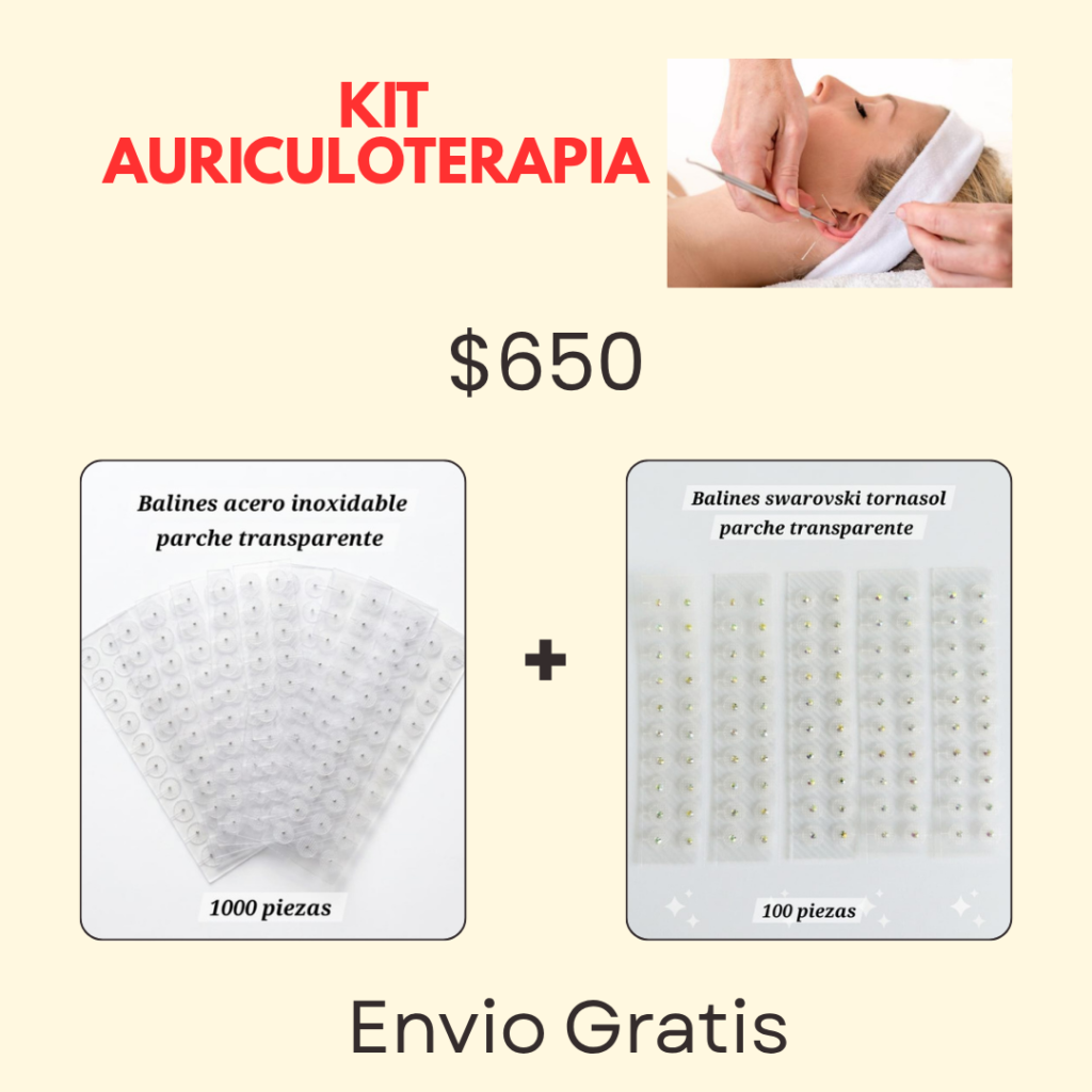 Kit acero inoxidable mas 100 balines swarovski